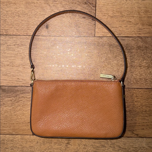 Kate Spade New York Leila Pebbled Leather Convertible Wristlet Mini Bag Trendy - Picture 6 of 14